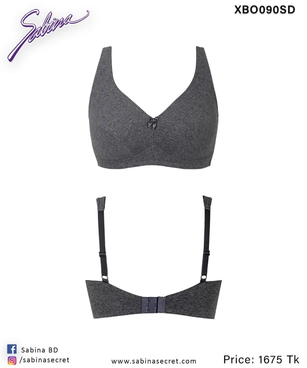 LADIES BRA-SABINA.-XBO090-SD